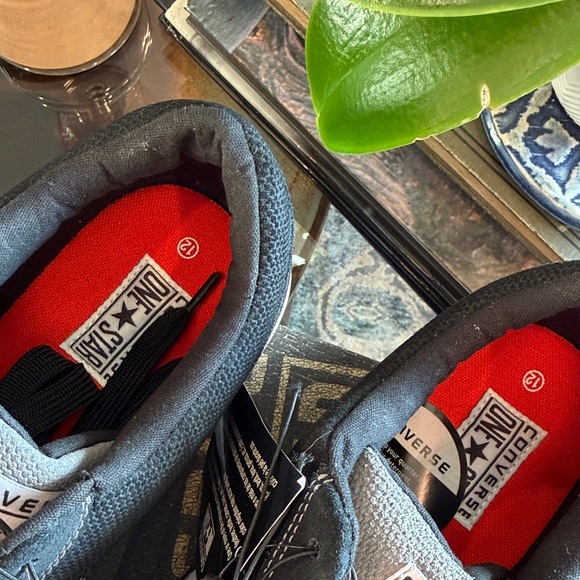 Converse one Star sport Skate VI Sneakers rare 2007 new black and gray leather - Picture 10 of 17